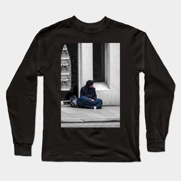 Gazing - Please Read Artists Notes Long Sleeve T-Shirt by zglenallen